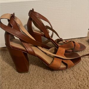 Banana Republic Strappy Chunk Heels
